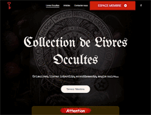Tablet Screenshot of livres-occultes.com
